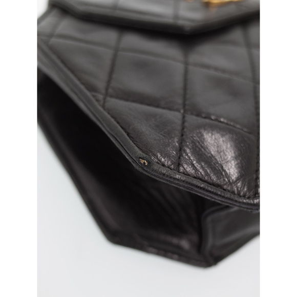 Chanel Matelasse Mini Chain Shoulder Bag Black - Picture 5 of 9